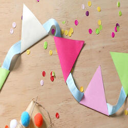 Bostik DIY Malaysia tutorials Bunting project teaser image