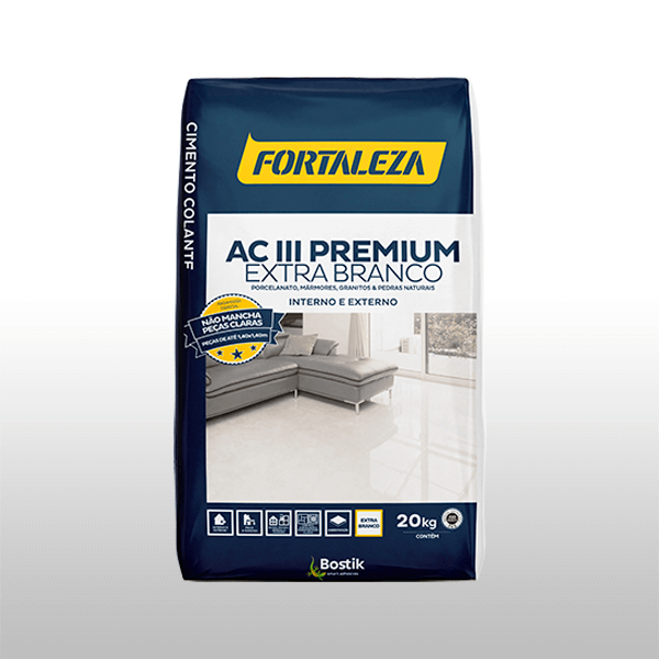 Bostik DIY Brasil Argamassas Colantes Argamassa AC3 premium extra branco product image