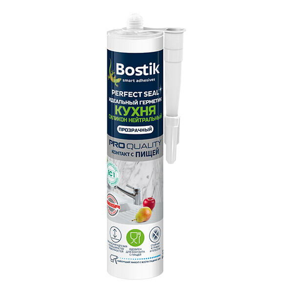 Bostik DIY Russia Perfect Seal Kuhnya Silicone Neutral Transparent Product Image