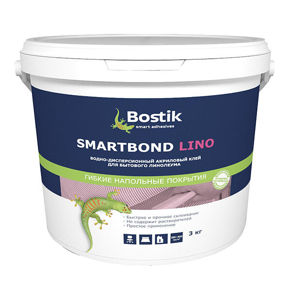 Bostik DIY Russia Soft floor Adhesives Smartbond lino 3 L Product Image