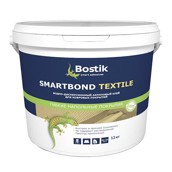 Bostik DIY Russia Soft floor Adhesives Smartbond textile 12 L Product Image