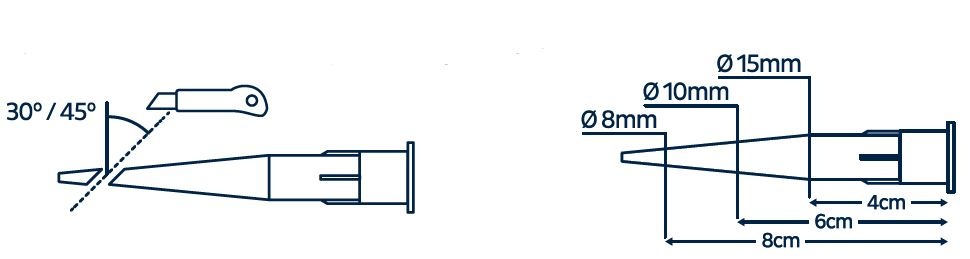 Bostik DIY Greece Perfect Seal nozzle instructions