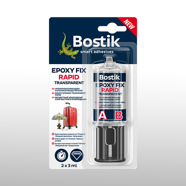 Bostik DIY Moldova epoxy fix rapid transparent product image