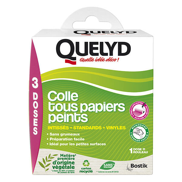 Bostik DIY France Quelyd Colle Tous Papiers Peints 150G product image 600x600