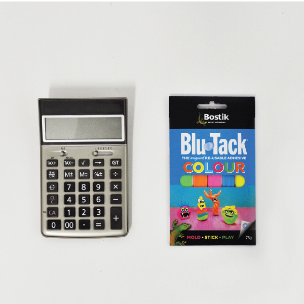 Bostik-DIY-Australia-tutorial-Blu-Tack-Calculator-step-1