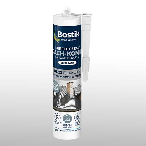 BOSTIK DIY Poland PERFECT SEAL DACH KOMIN KAUCZUK DEKARSKI bezbarwny