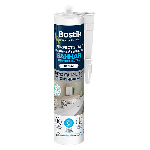 Bostik DIY Russia Perfect Seal Vanna Silicone Ekstra White Product Image