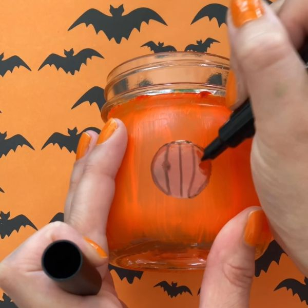 diy bostik ireland ideas inspiration spooky jam jars craft step 4