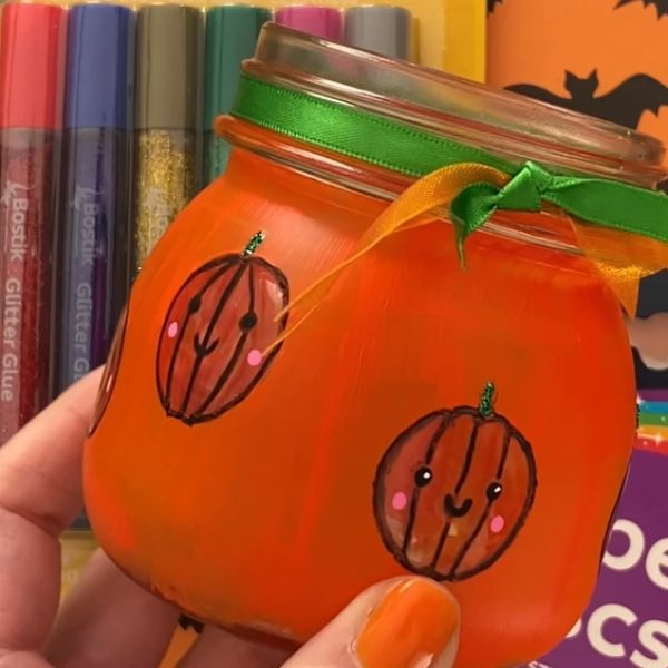 diy bostik ireland ideas inspiration spooky jam jars craft step 6