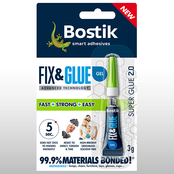 Bostik DIY Fix Glue Gel Ireland Packshot