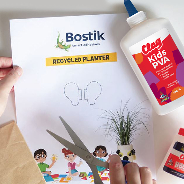 Bostik DIY Hong Kong tutorial Recycled Planter Step4