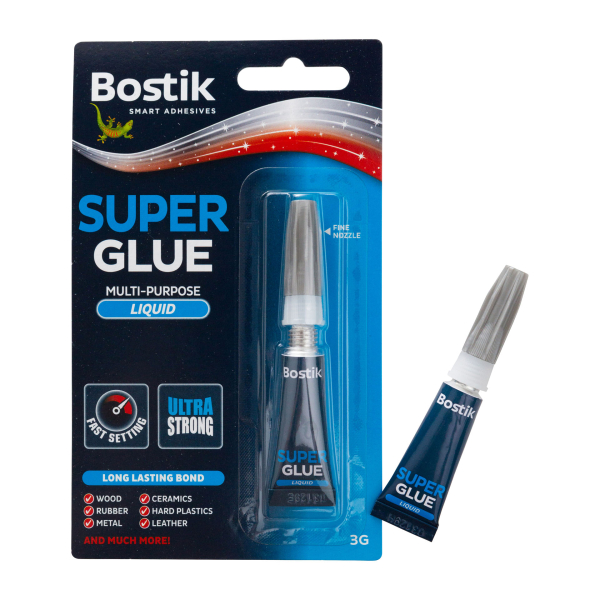 Bostik DIY Super Glue Liquid Ireland Packshot