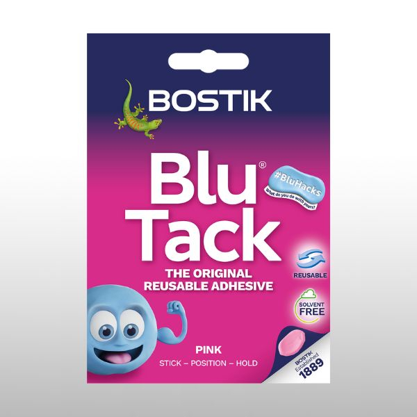 diy bostik ireland blu tack pink pack shot 1 600x600px