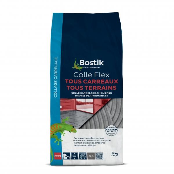 Bostik DIY France Colle Carrelage Flex Tous Carreaux Tous Terrains Sans Poussière C2ET product image