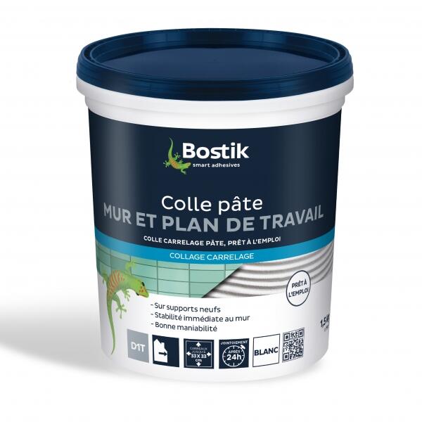 Bostik DIY France Colle Carrelage Mur et Plan de Travail - Pâte - D1T product image