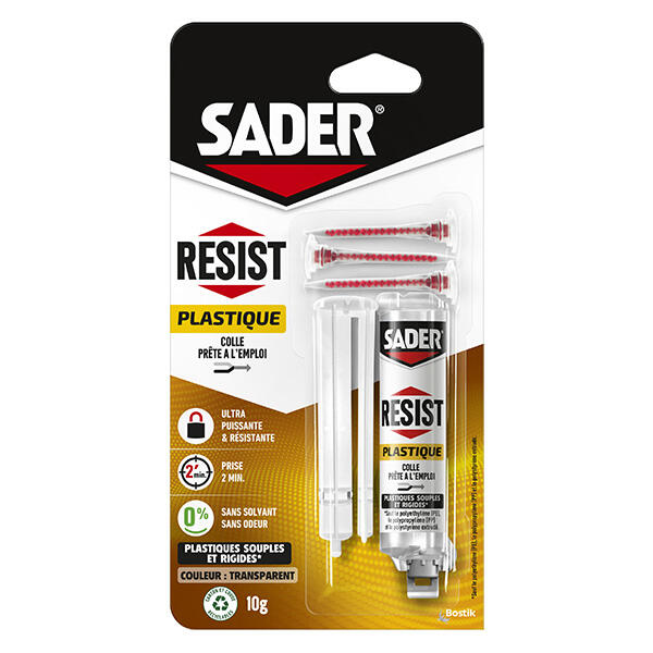 Bostik DIY France Sadar Resist Plastique 10g product image 600x600