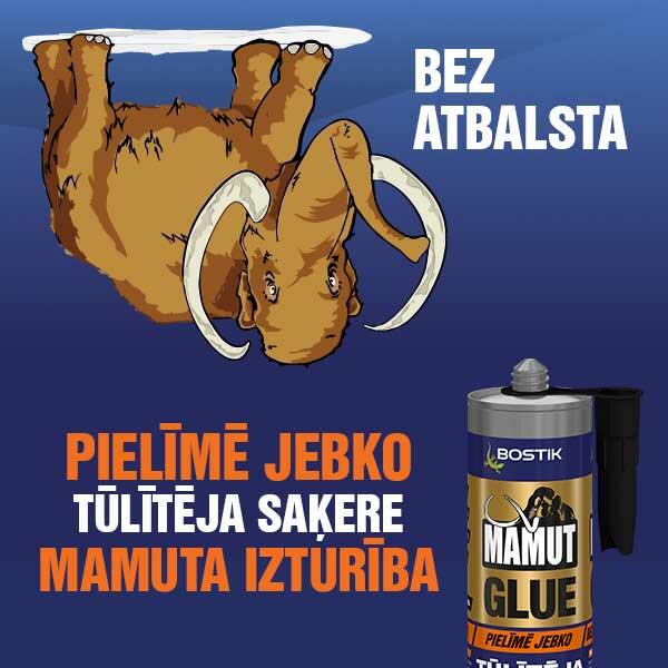 Bostik DIY Latvia Mamut glue how to use