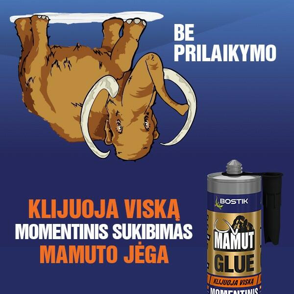 Bostik DIY lithuania Mamut glue product teaser image