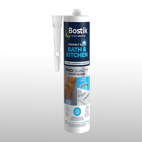 Bostik DIY Estonia Perfect Seal Bath Kitchen Acetoxy Silicone product image